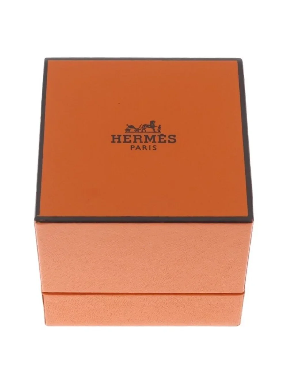 Hermes Col Horn Motif Ring Pink Gold